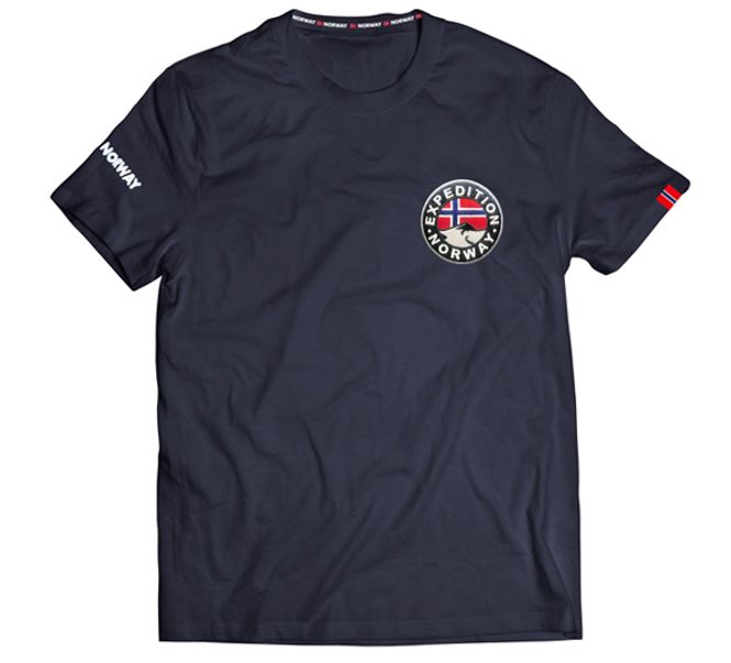 Main Image T-shirt, Expedition Norway, blue