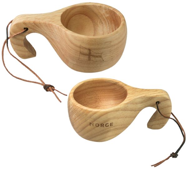 Main Image Hiking cup with leather strap, Norge og flag