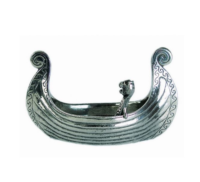 Main Image Viking ship with salt spoon Tinn-Per