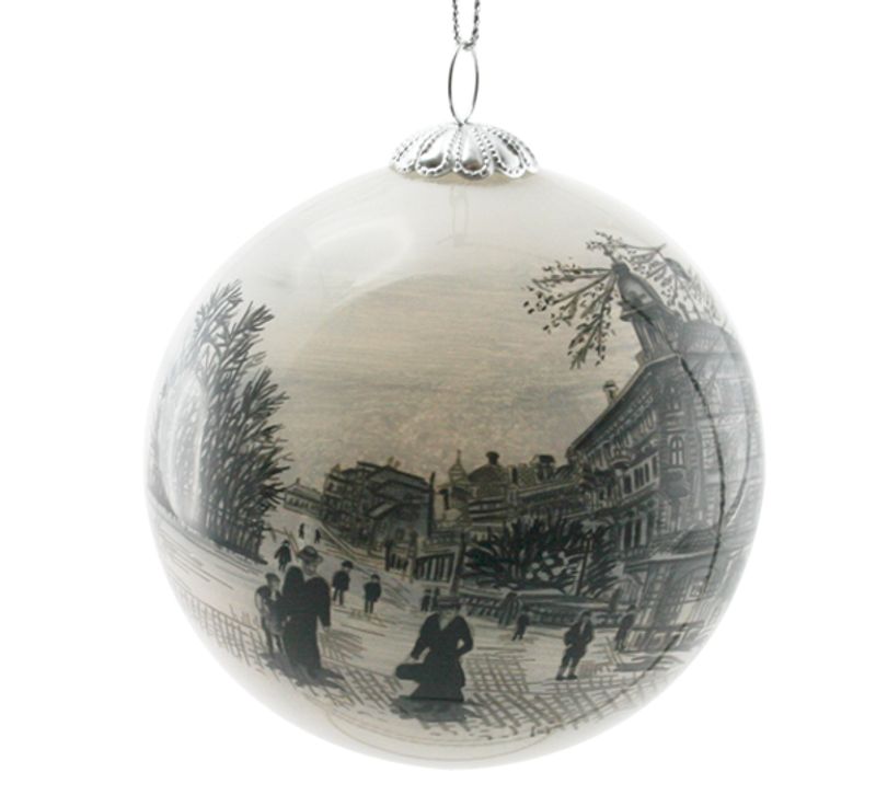 Glass ball, Ole Bulls Plass, Bergen.