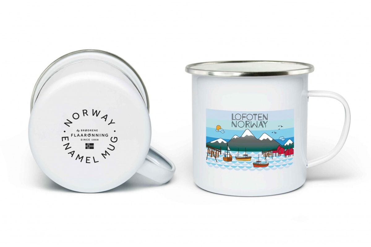 Enamel mug, Lofoten