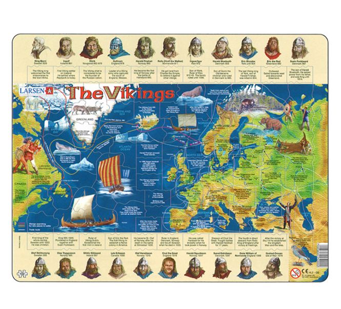 Main Image Puzzle, The Vikings - 102 pieces