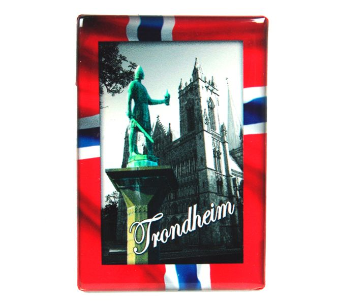 Main Image Magnet Trondheim, Trondheim flag, the Nidaros ...
