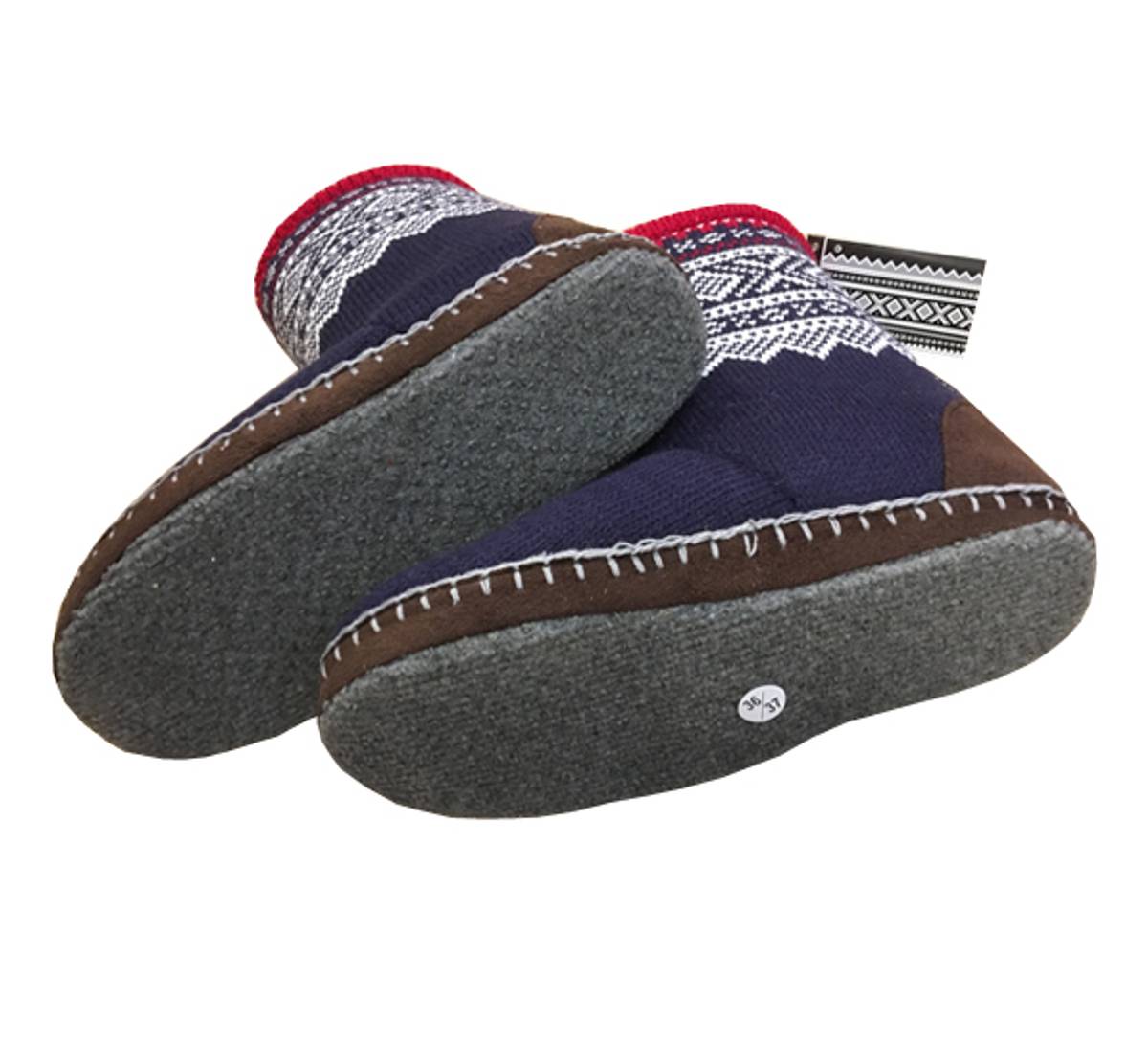 Slippers, MARIUS® pattern, blue