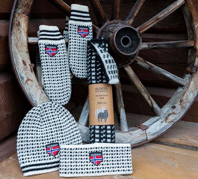 Main Image Knitted hat Islender, white/black