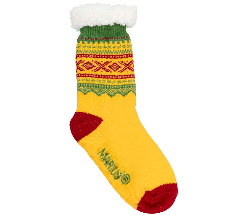 Snuggle socks, MARIUS® pattern, yellow/green/red