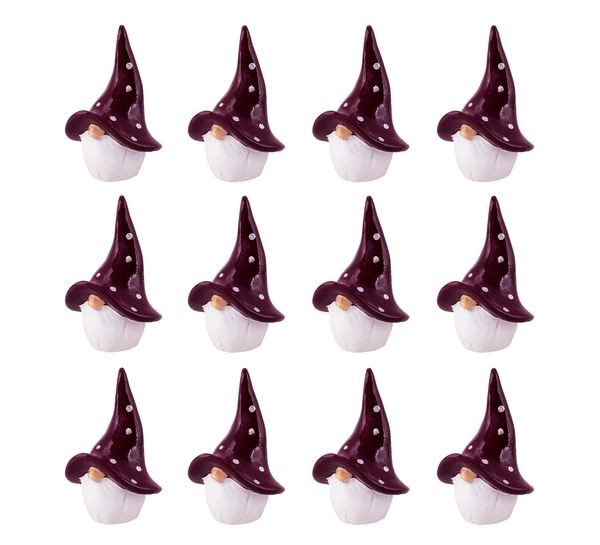 Main Image Red/white santas small, set of 12 pcs., ...