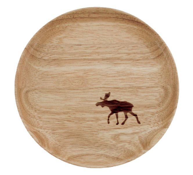 Main Image Wooden plate with Moose