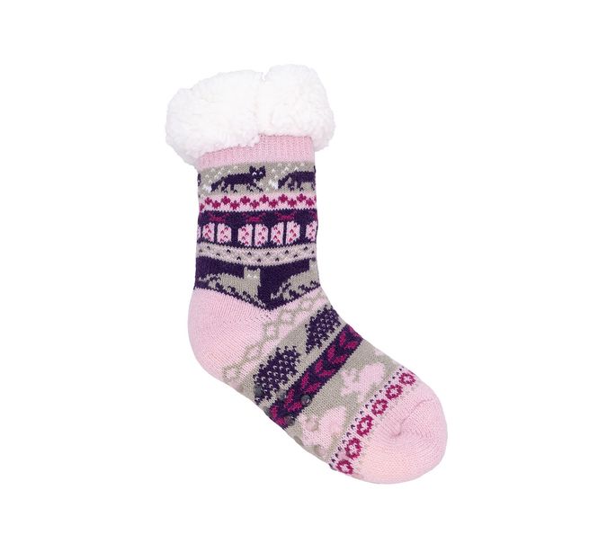 Main Image Snuggle socks, children, animal design, pink