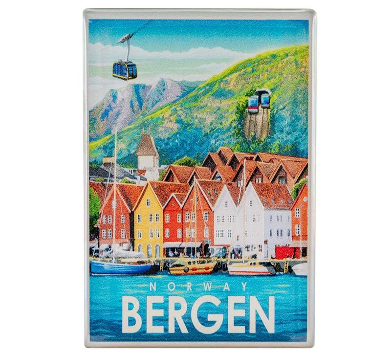 Magnet, Bergen, retro