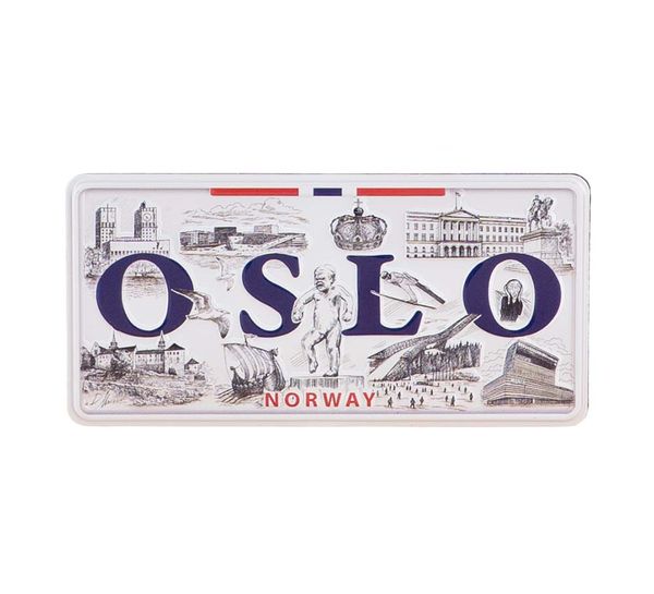 Main Image Magnet, license plate, Oslo