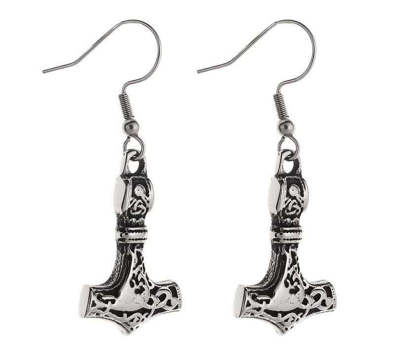 Earrings, Thor's hammer