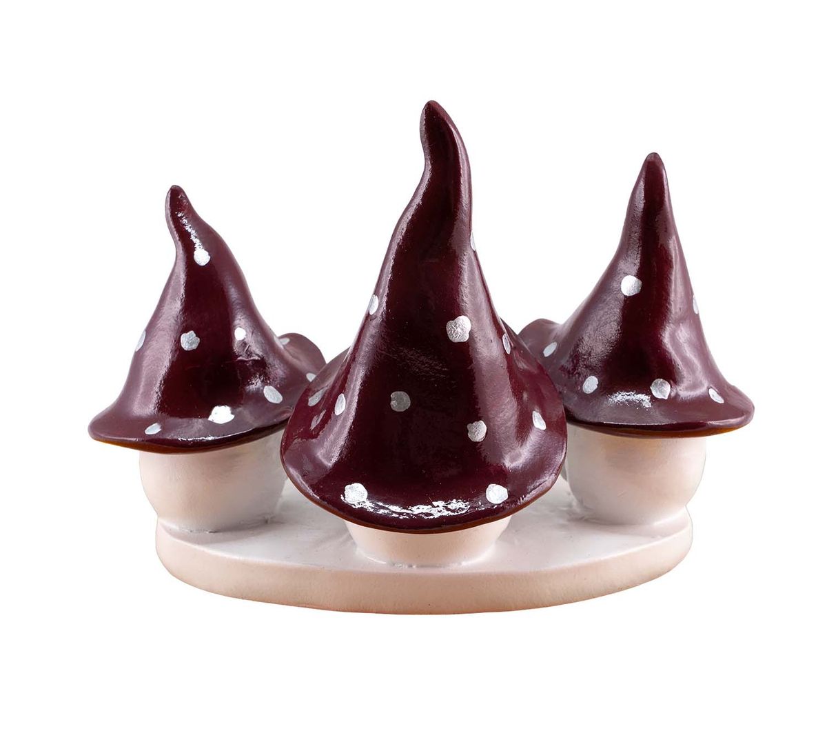 Red/white santas with tealight holder, Harvesttime