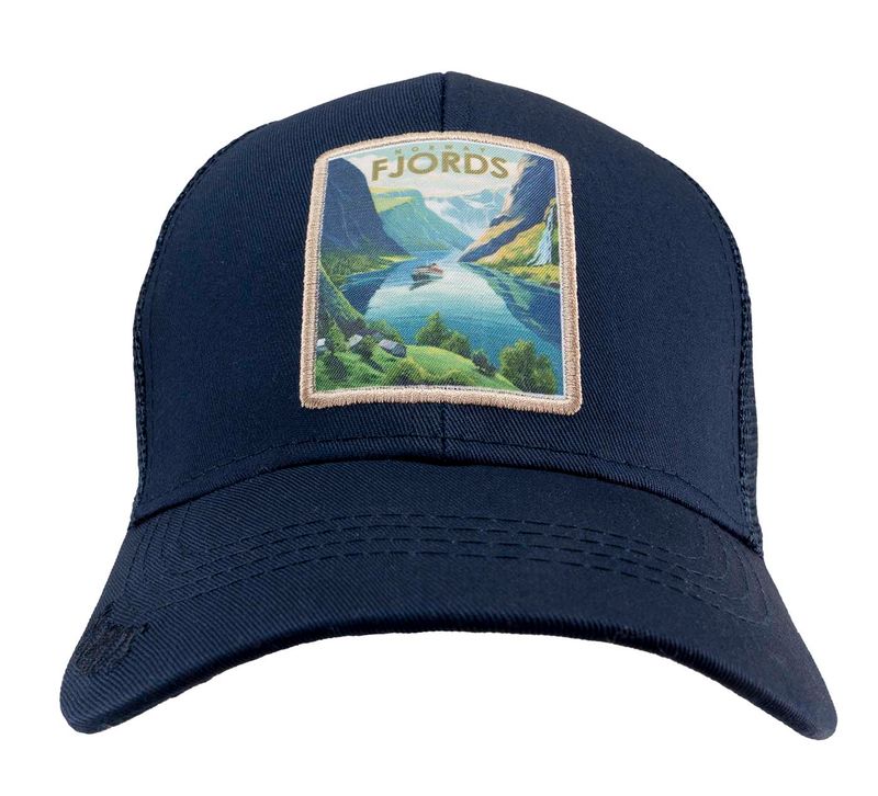 Trucker cap, Fjords, retro