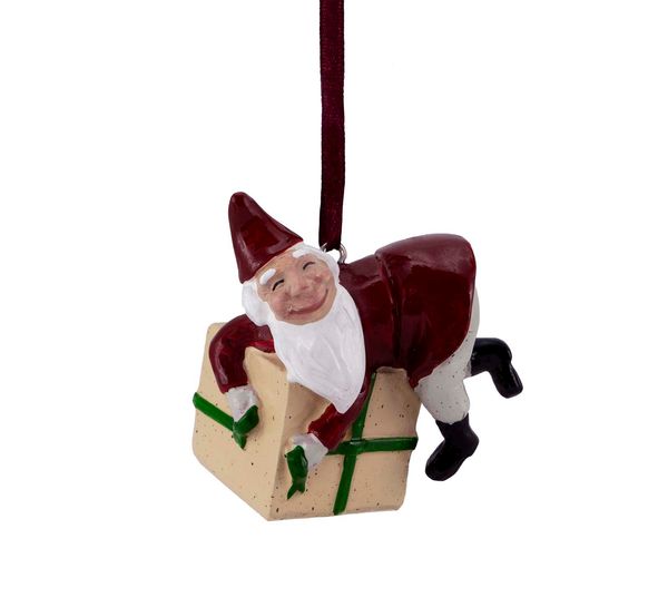 Main Image Hengende små nisser med pakker, sett à 8 stk