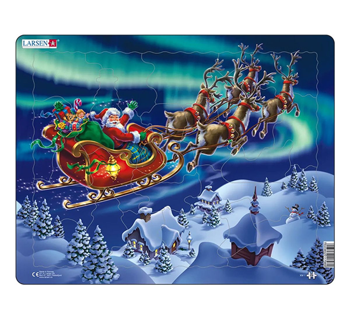 Santa in Nordic Light