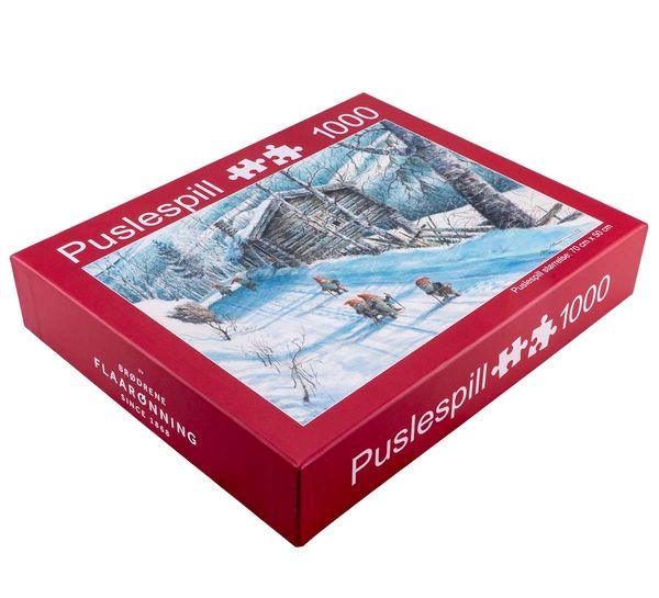 Main Image Puzzle, 7 santas on the road, 1000 pcs.