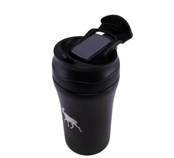 Main Image Thermo mug, Moose, black, 350 ml