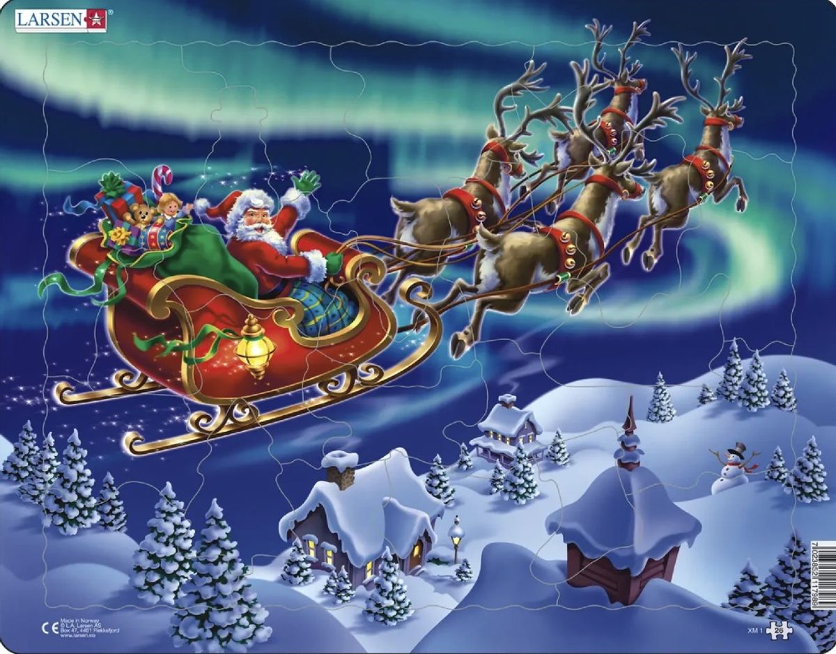 Santa in Nordic Light