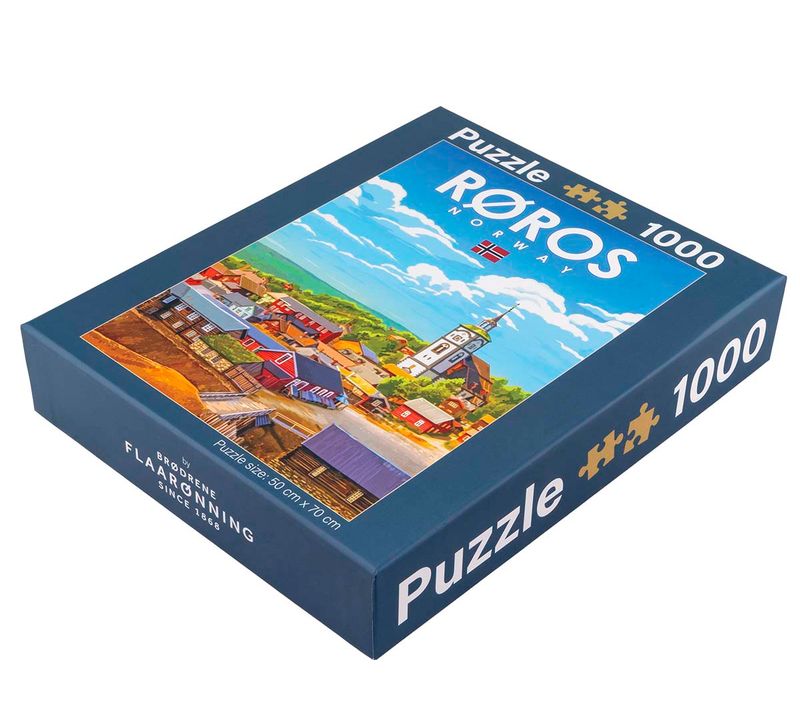 Puzzle, Røros, retro, 1000 pieces