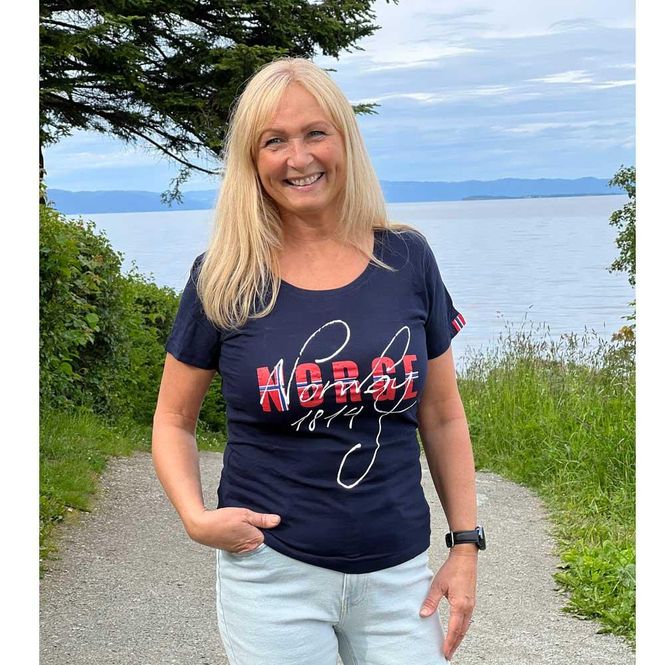 Main Image T-shirt, Norge, blue