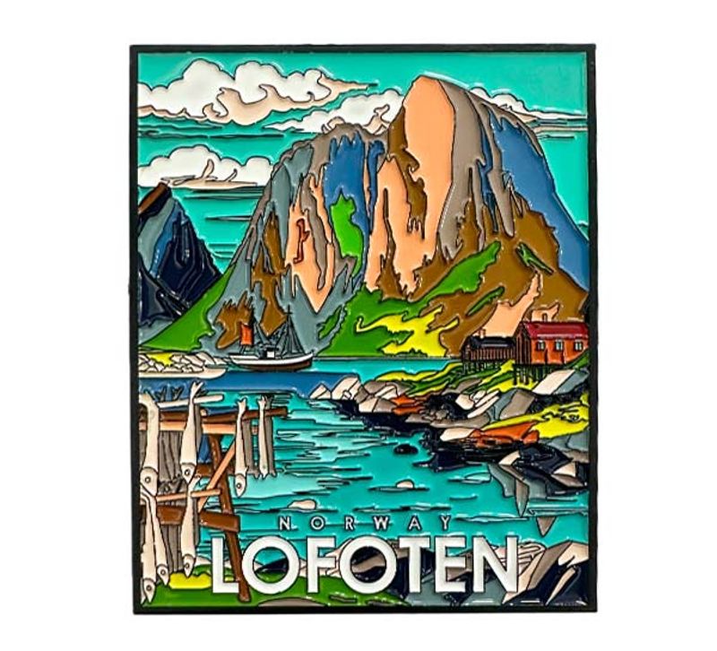 Metal magnet, Lofoten, retro